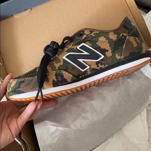 new balance camo sneakers